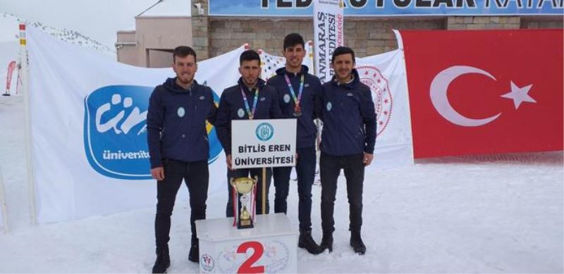 BEÜ Kayaklı Koşu Takımı Türkiye İkincisi Oldu