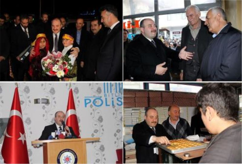 Sanayi ve Teknoloji Bakanı Mustafa Varank, Bitlis’te