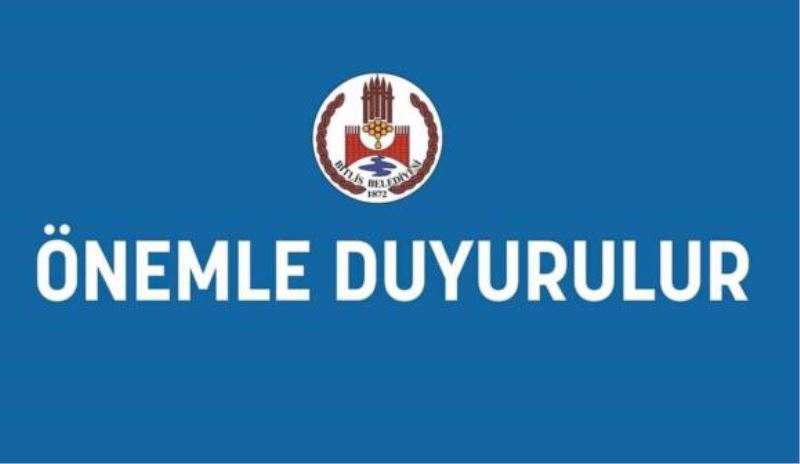 Bitlis Belediyesi kiraları 3 ay erteledi