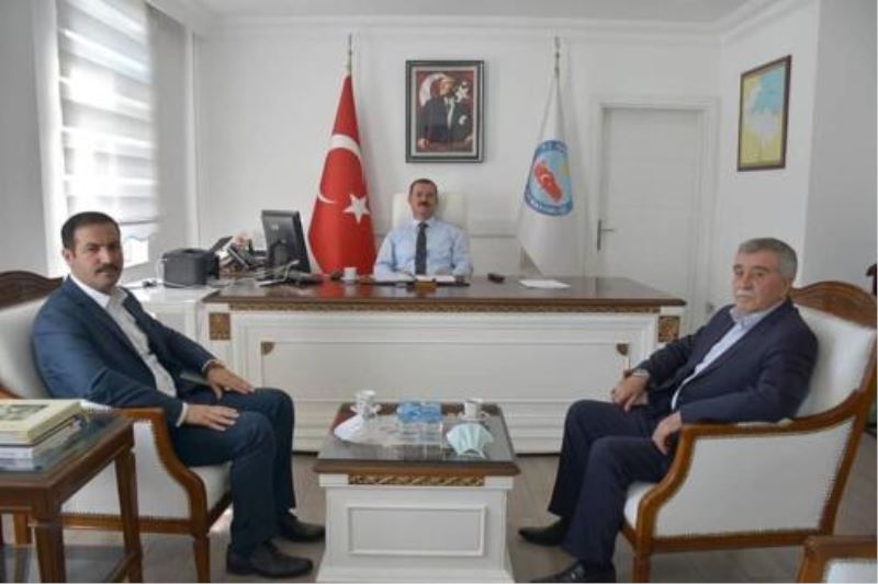 Başkan Geylani’den Kaymakam Erdemir’e ziyaret