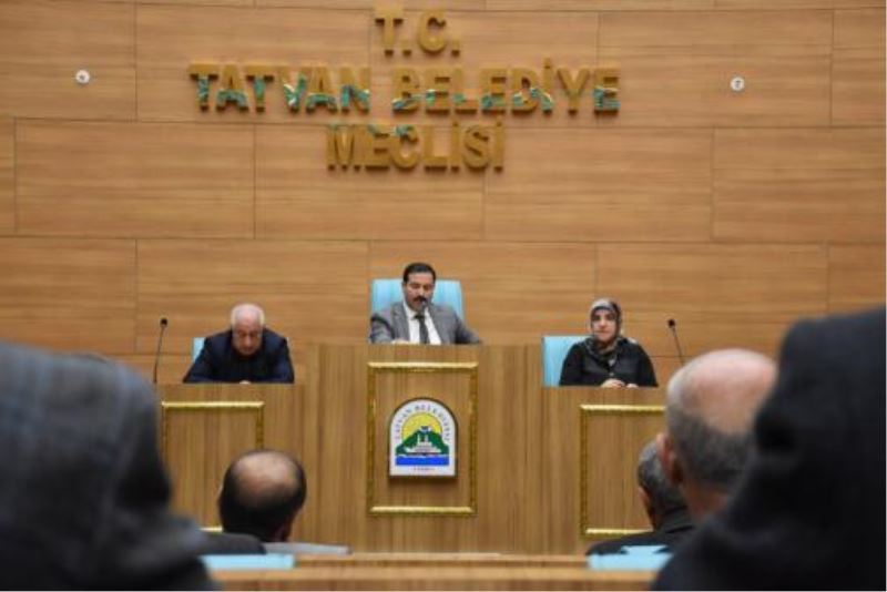 Tatvan Belediyesi yılın ilk meclis toplantısını yaptı