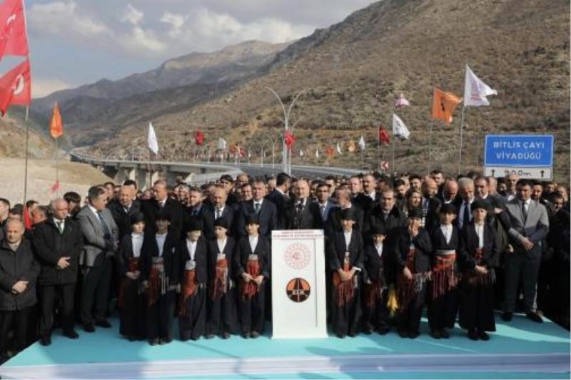 Bitlis Çayı Viyadüğü Törenle Ulaşıma Açıldı