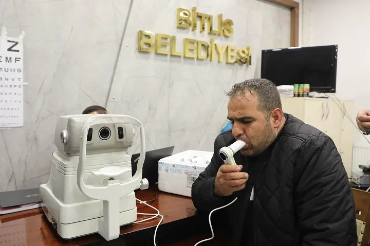Bitlis’te Belediye Personelleri  Sağlık Taramasından Geçirildi