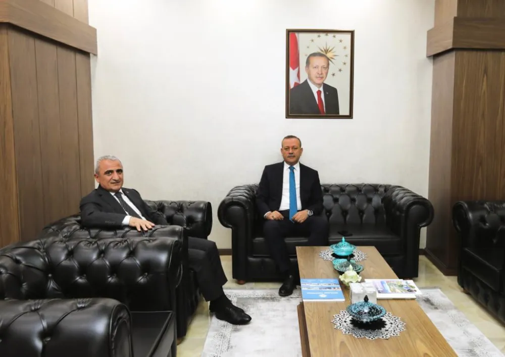  İl Milli Eğitim Müdürü Bilal Gür, BEÜ Rektörü  Prof. Dr. Necmettin Elmastaş