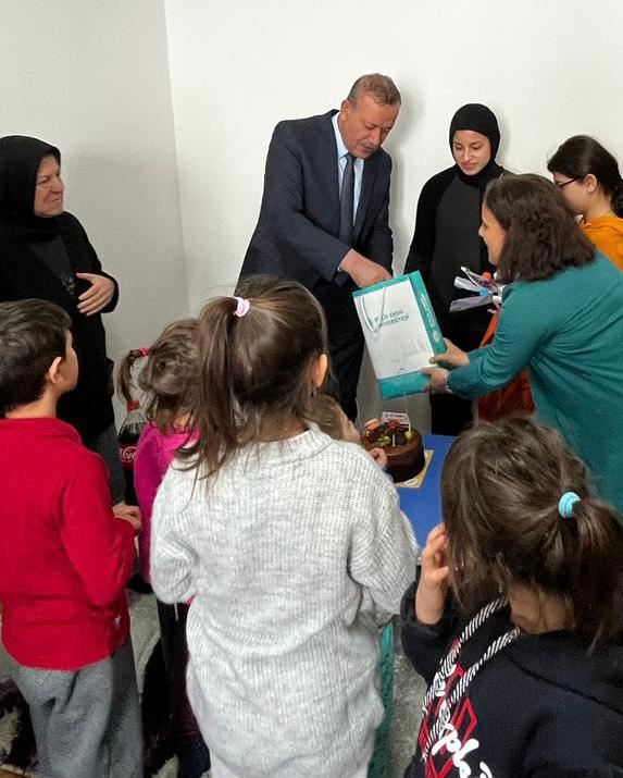 Rektör Elmastaş’tan Depremzedelere Ziyaret