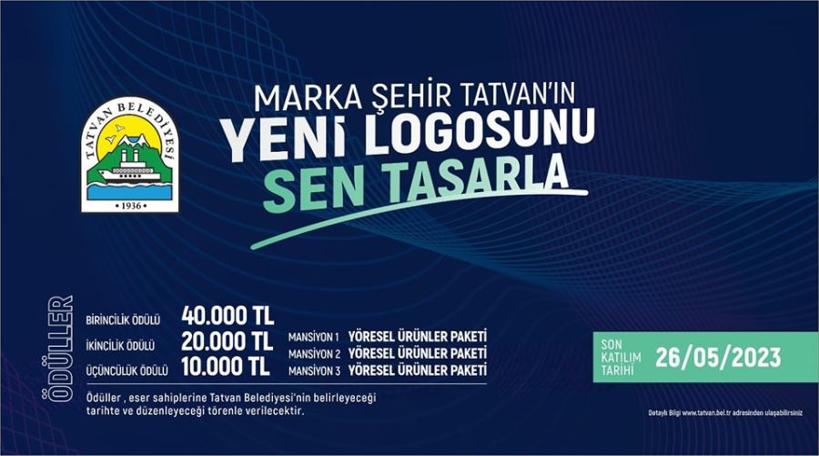 Tatvan Belediyesi Ödüllü Logo Yarışması Düzenliyor