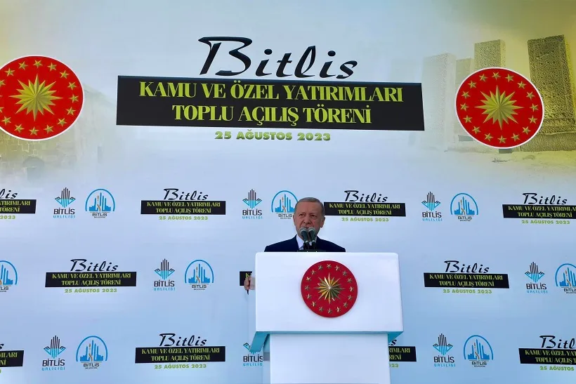 CUMHURBAŞKANI ERDOĞAN BİTLİS