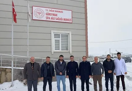 Müdür Güzeltaş’tan Güroymak Aile Sağlığı Merkezi’ne Ziyaret