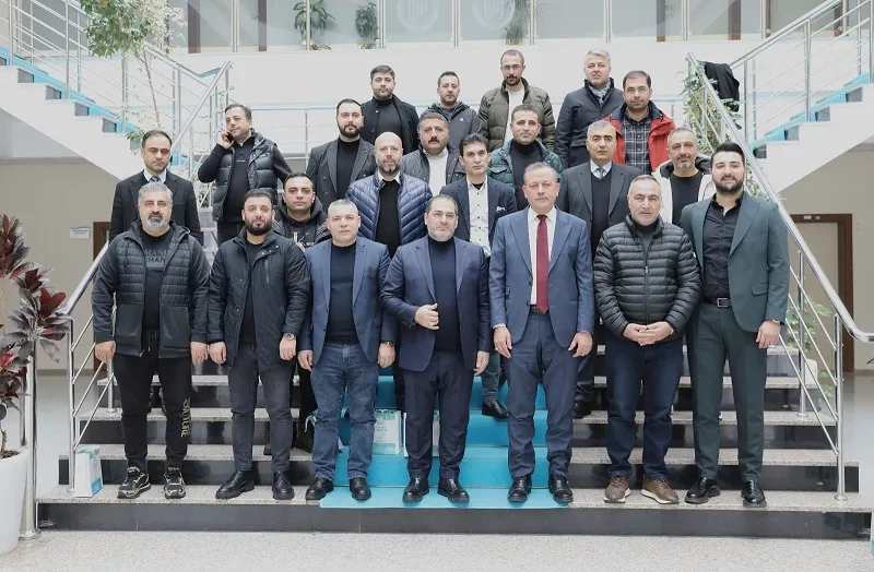 BİGİAD Heyetinden  Rektör Elmastaş’a Ziyaret