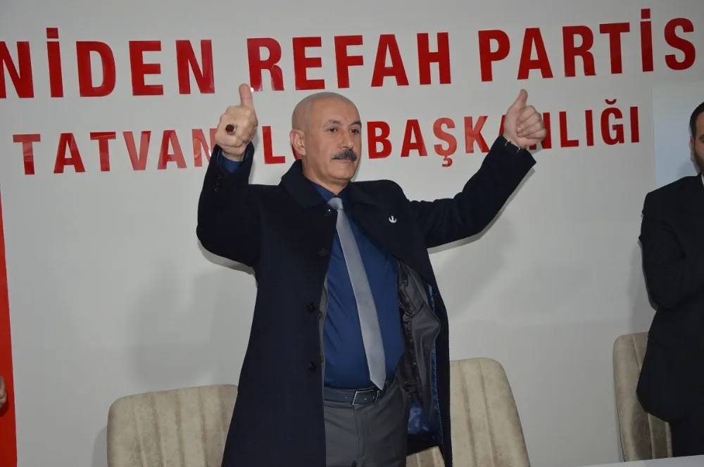 Yeniden Refah Partisi Tatvan Belediye  Başkan Adayı Aslan Süphanoğlu Oldu