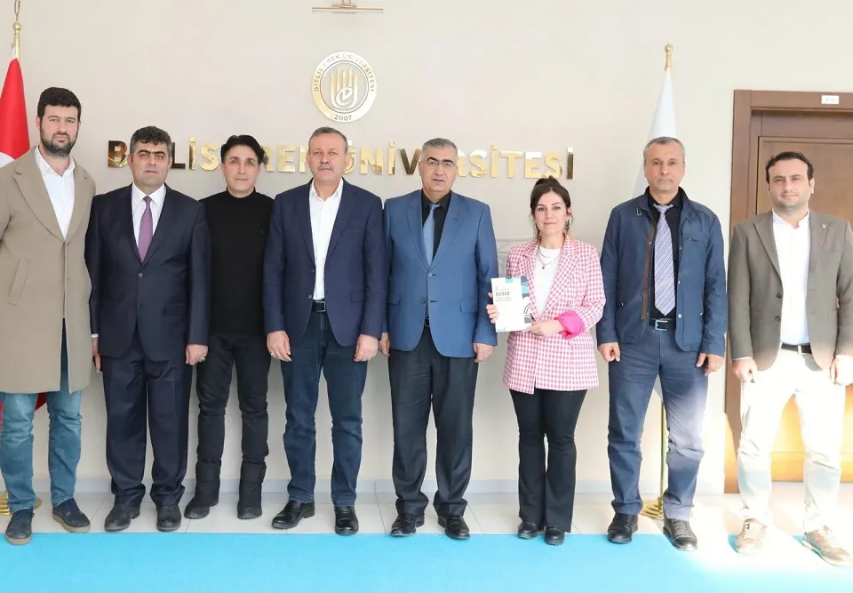 BEÜ Rektörü Elmastaş, Uluslararası Rahva Teknik  ve Sosyal Araştırmalar Kongre Ekibini Ağırladı