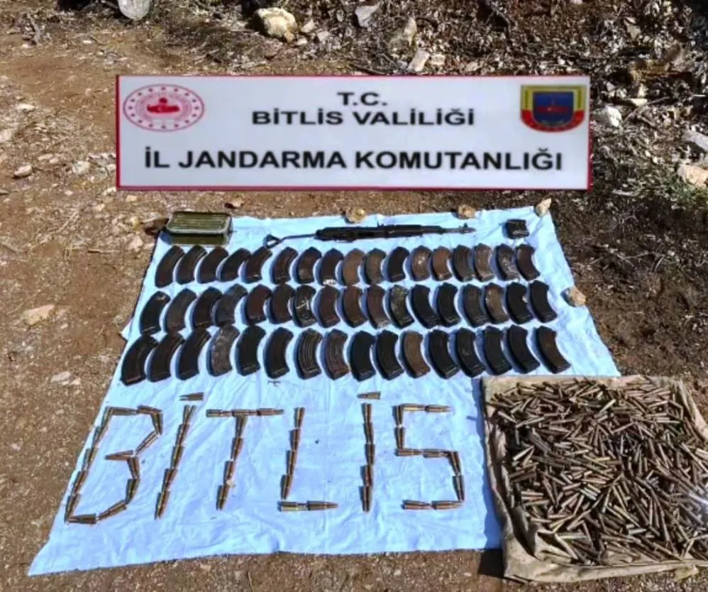Bitlis’te silah ve mühimmat ele geçirildi
