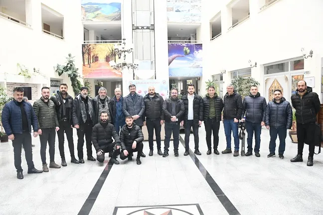 BİTLİS BELEDİYE BAŞKANI TANĞLAY  BASIN MENSUPLARIYLA BİR ARAYA GELDİ