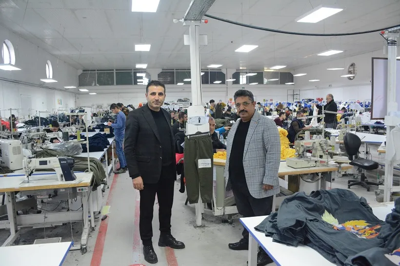 TATSO Başkanı Adabağ’dan  Tekstil Fabrikasına Ziyaret