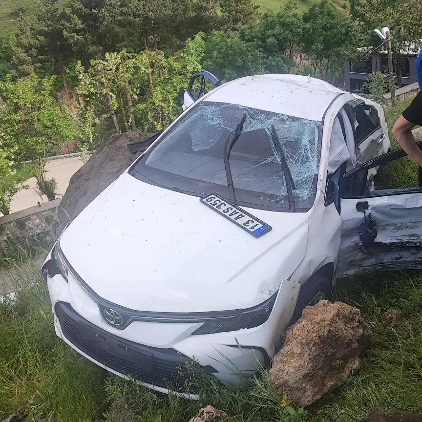 Bitlis’te Trafik Kazası  : 1 Yaralı