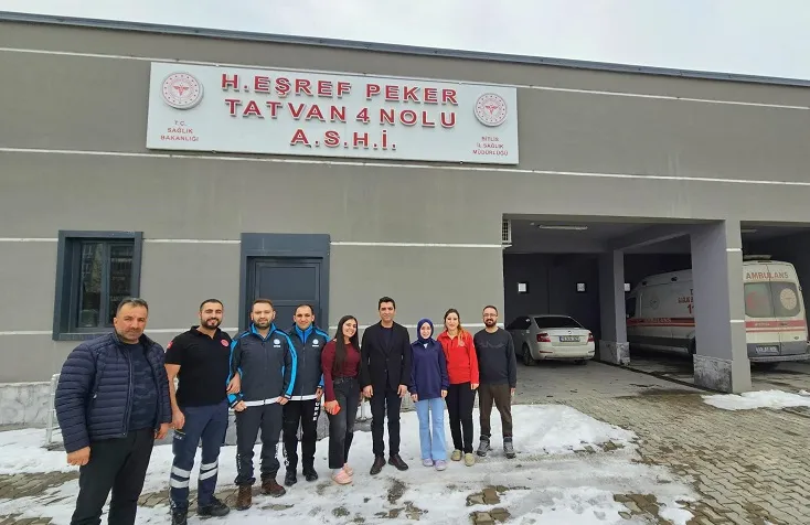 Güzeltaş’tan Tatvan 112 Acil Sağlık  Hizmetleri İstasyonuna Ziyaret