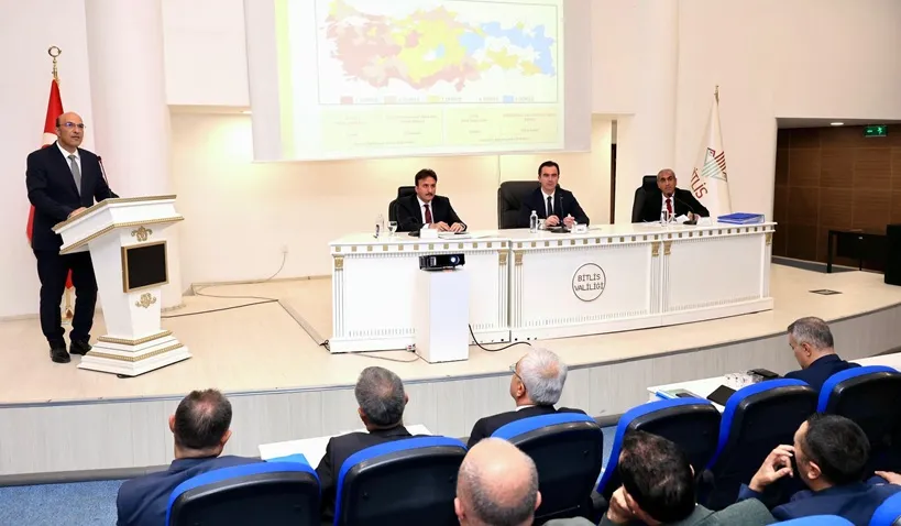 Bitlis’te 2025 Yılı 4. Dönem İl Koordinasyon  Kurulu Toplantısı Gerçekleştirildi