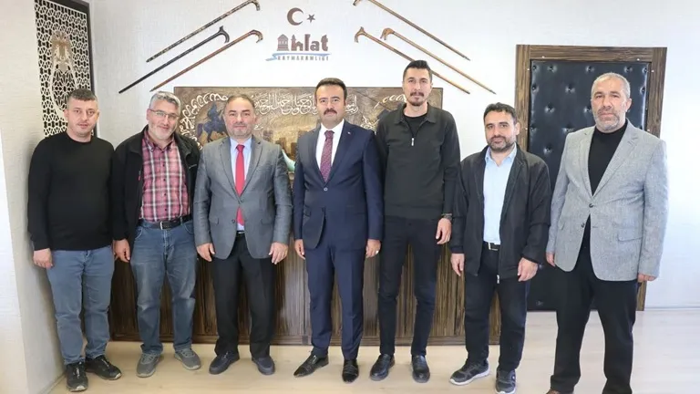 BİK Van Bölge Müdürü Oranlı’dan  Ahlat Kaymakamı Bingöl’e ziyaret