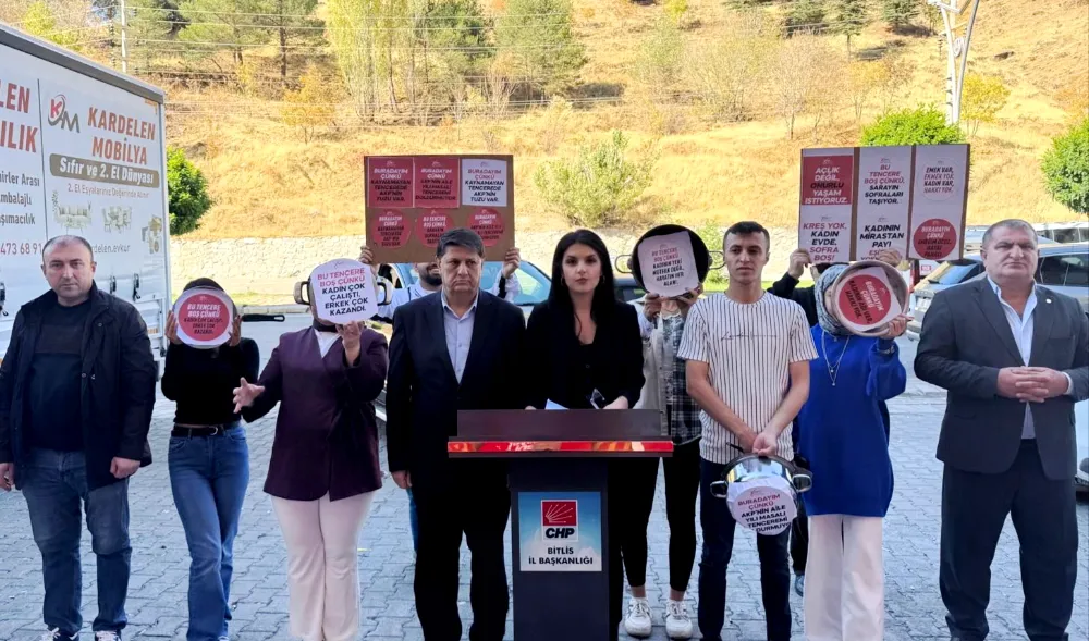 Bitlis CHP Kadın Kolları’ndan 17 Ekim Yoksullukla Mücadele Günü Açıklaması