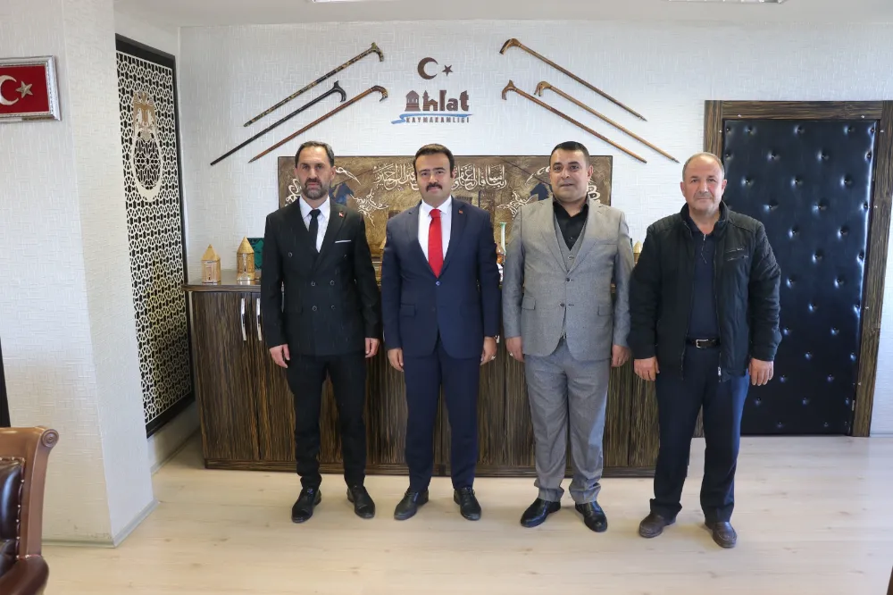 Bitlis TEDB Heyetinden Ahlat’a İşbirliği ve İstişare Ziyareti