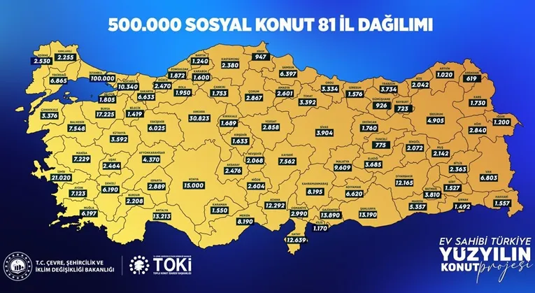 BİTLİS’TE 2 BİN 363 YENİ KONUT YAPILACAK