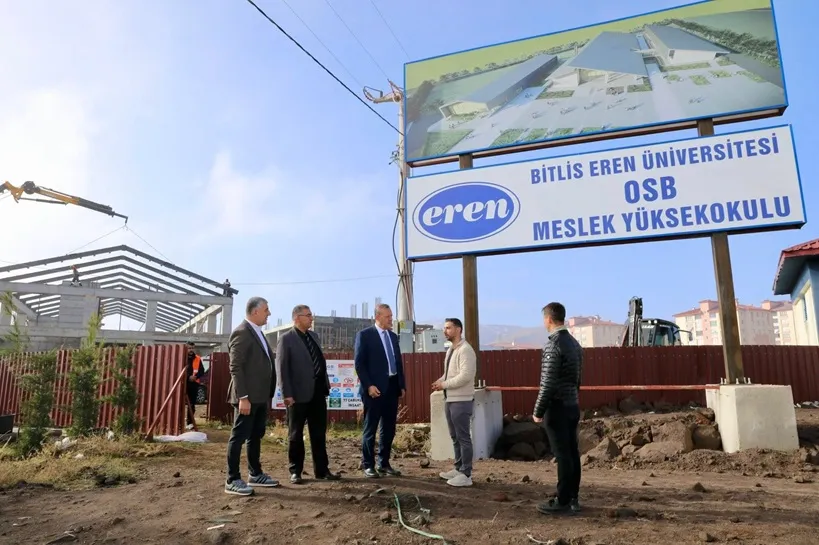 Rektör Elmastaş’tan Üniversite Yatırımlarına Saha İncelemesi