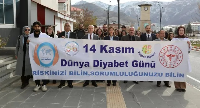 Bitlis’te Diyabet Farkındalık Etkinliği Düzenlendi