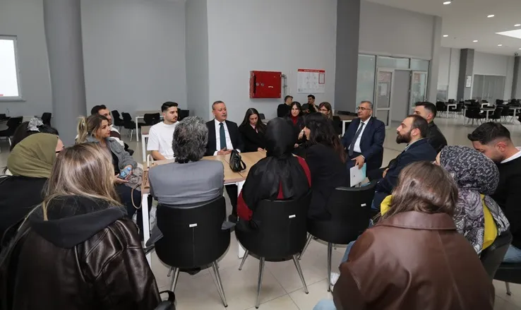 Rektör Elmastaş’tan Güzel Sanatlar Fakültesi’nde Eğitim Odaklı İnceleme