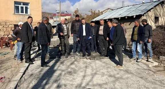 Kaymakam Demirer, Benekli Köyü’nde  Çalışmaları Yerinde İnceledi