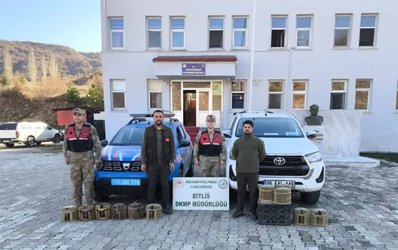 Hizan’da Kaçak Avcılık Operasyonu:  19 Keklik Kafeslerden Kurtarıldı