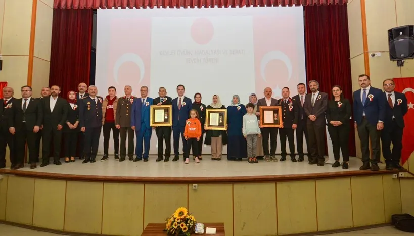 Bitlis’te Devlet Övünç Madalyası  Tevcih Töreni Düzenlendi