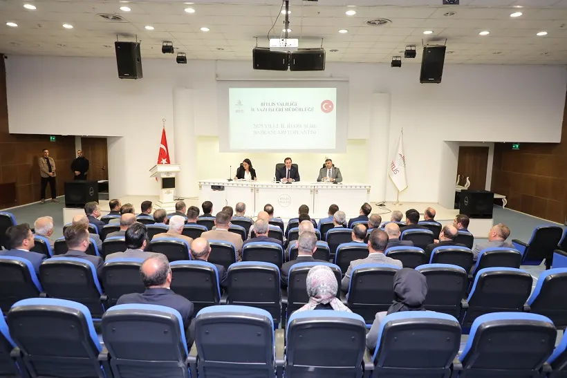 Bitlis’te İl İdare Şube  Başkanları Toplantısı 