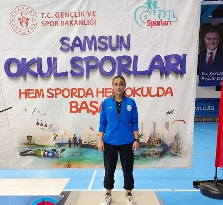 Ziya Eren Spor Lisesi Öğrencisi  Sedanur Harman Türkiye 3.sü Oldu