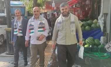Bitlis Filistin Platformu’ndan Tatvan’da Esnaf Ziyareti