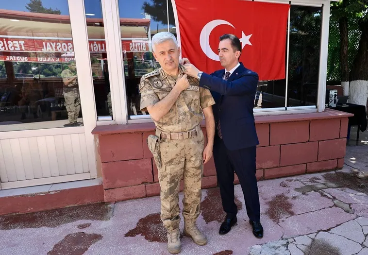 Bitlis İl Jandarma Komutanlığı’nda   Rütbe Terfi Töreni Gerçekleştirildi