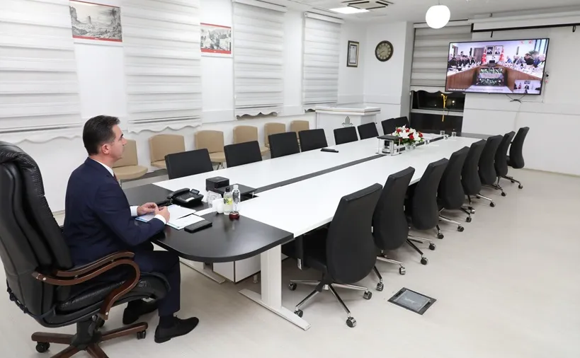 Vali Karakaya, İçişleri Bakanı Yerlikaya  Başkanlığındaki VKS Toplantısına Katıldı