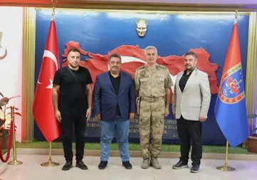 TATSO Başkanı Adabağ’dan Bitlis İl Jandarma  Komutanı Soyal’e Hayırlı Olsun Ziyareti