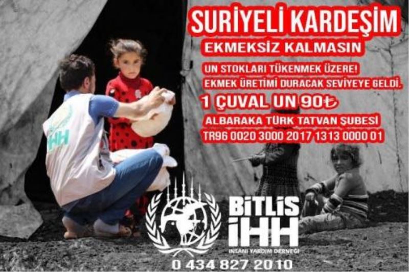 Bitlis’teki STK’lar İdlib İçin Yardım Kampanyası Başlattı