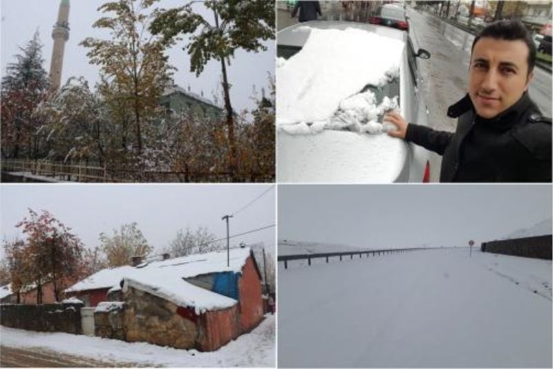 Bitlis’e yılın ilk karı yağdı