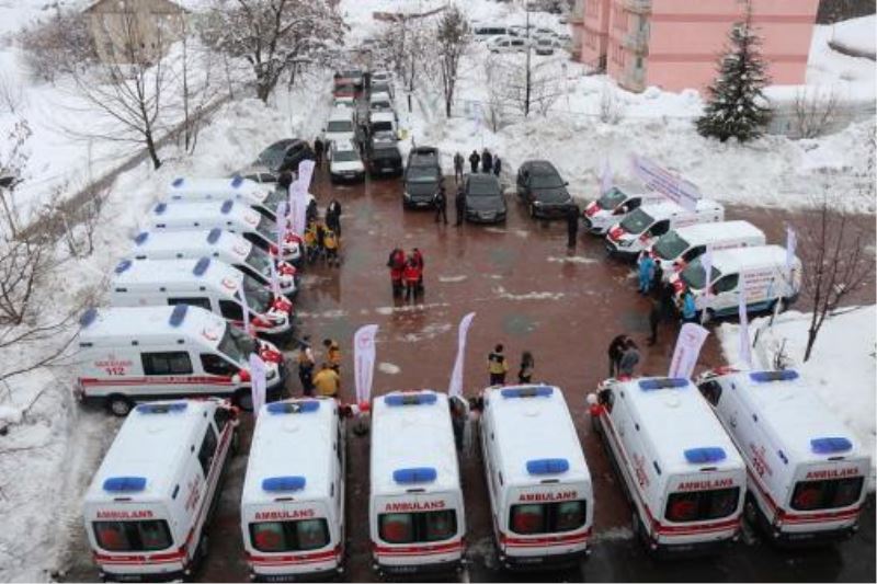Sağlık Bakanlığı Bitlis’e 16 Ambulans Gönderdi