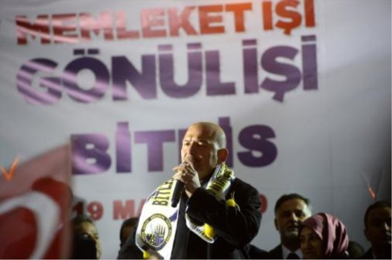 İçişleri Bakanı Soylu Bitlis’te