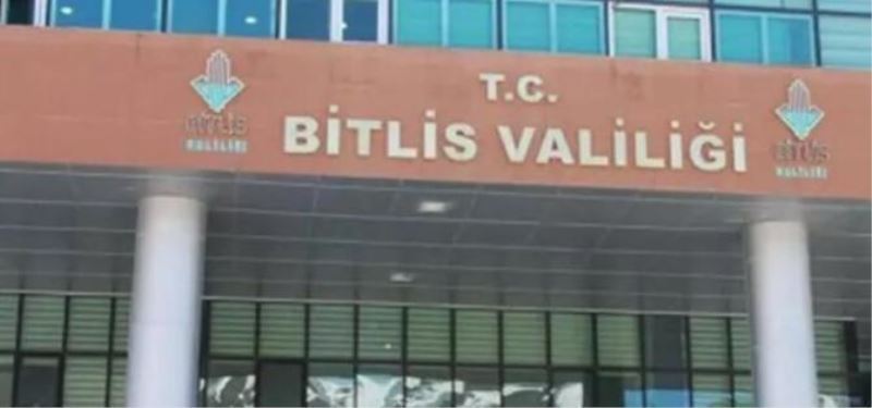 Bitlis’te etkinlikler 15 gün izne bağlandı