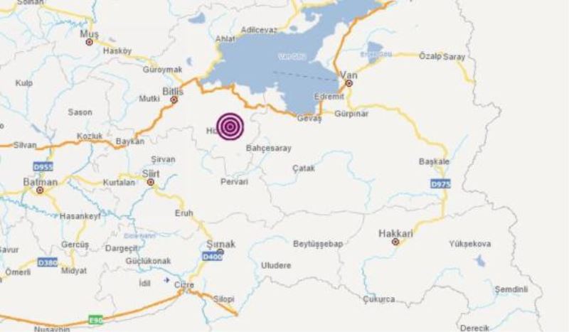 Hizan’da  peş peşe depremler