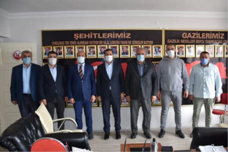 Başkan Geylani’den Şehit Aileleri Derneğine ziyaret
