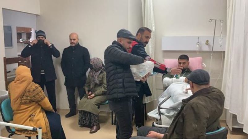 Kazada Yaralananlara Tatvan Belediyesinden yemek ikramı