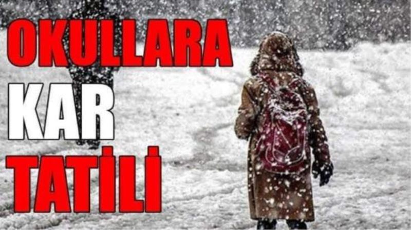 Tatvan’da eğitime kar engeli