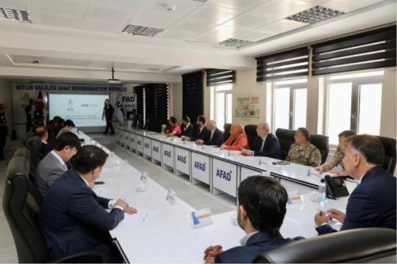 Bitlis’te Afet Acil Durum Koordinasyon Kurulu Toplantısı Yapıldı